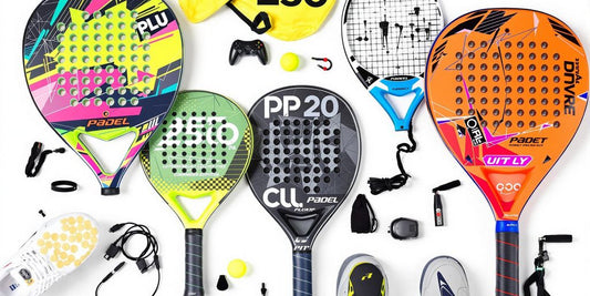 Racchette, scarpe e accessori per il padel.